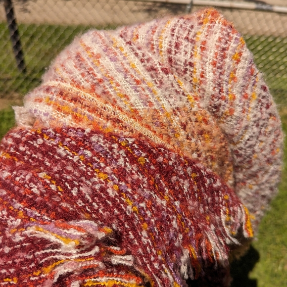 Fall Knitted Shawl - Picture 4 of 4